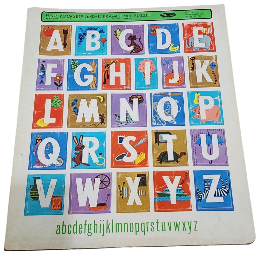 Vintage ABC 1966 Frame-Tray Puzzle